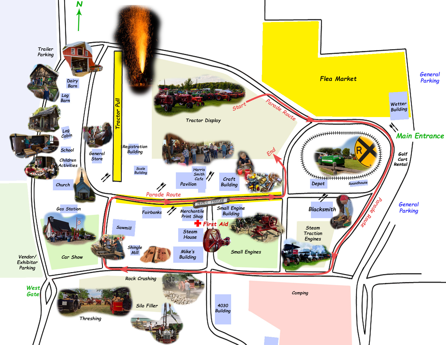 Map of the Show Grounds
