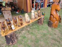 Chain saw carvings